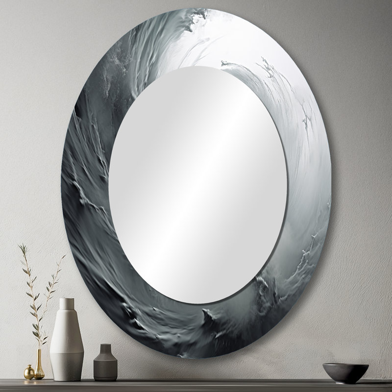 Miroir mural gris, 43 po x 33 po