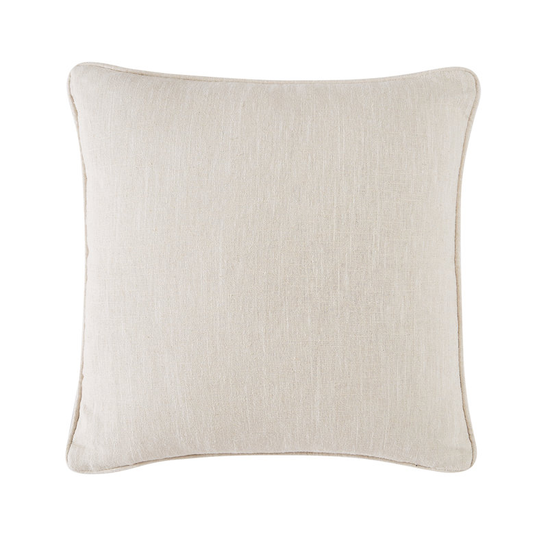 BEAUTY SOLID LINEN 20X20 PILLOW