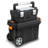 2-Tier Stackable Tool Box Trolley Heavy-Duty Portable Tool Storage With Extendable Handle??