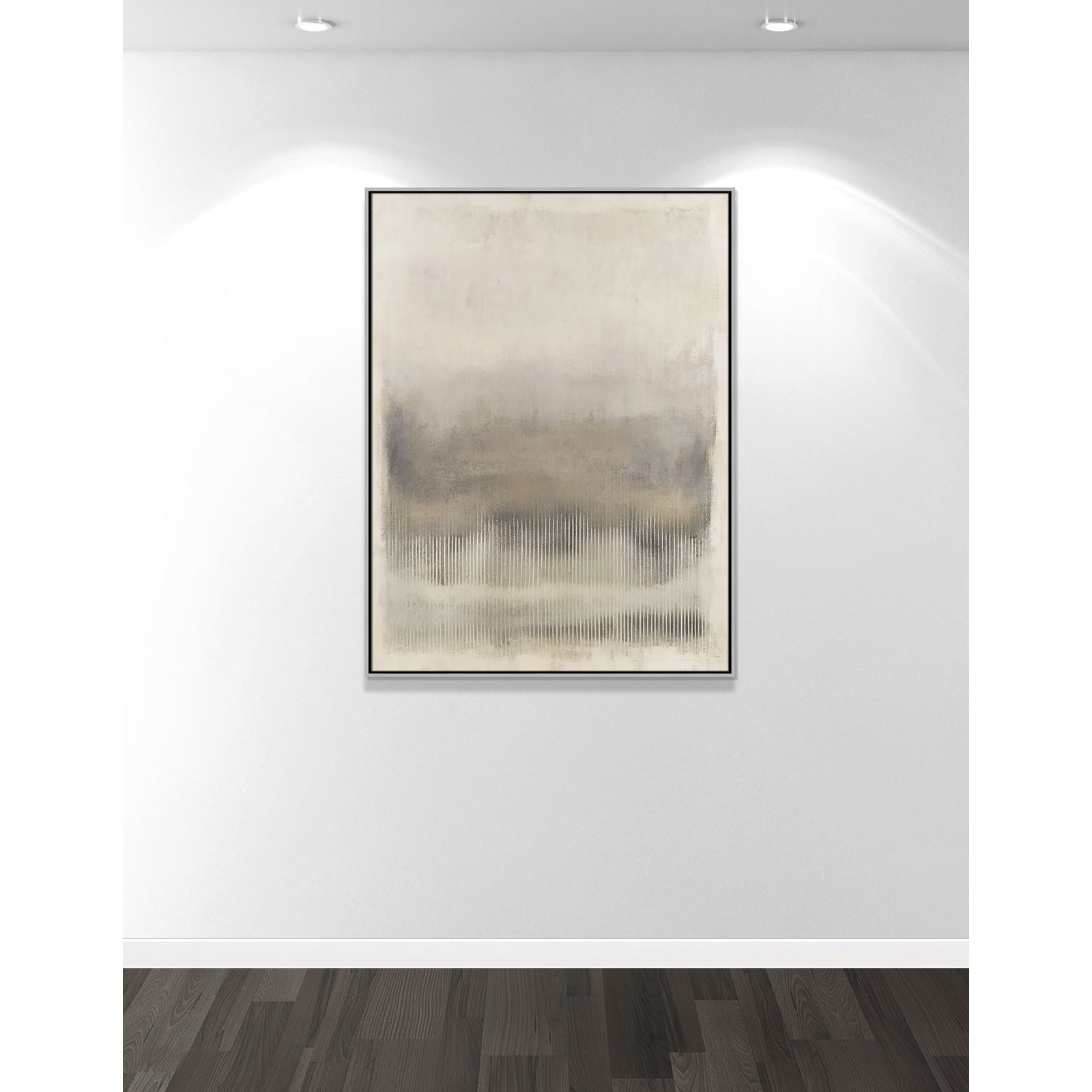 Balanced Silence II Print by Irena Orlov, 49.5" H x 37.5" W, Silver Floater