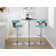 Ensemble de 3 tabourets de bar Gardenia