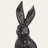 Vintage Rabbit Bookends – Decorative Bunny Figurines For Shelves & Tabletops-1623253003