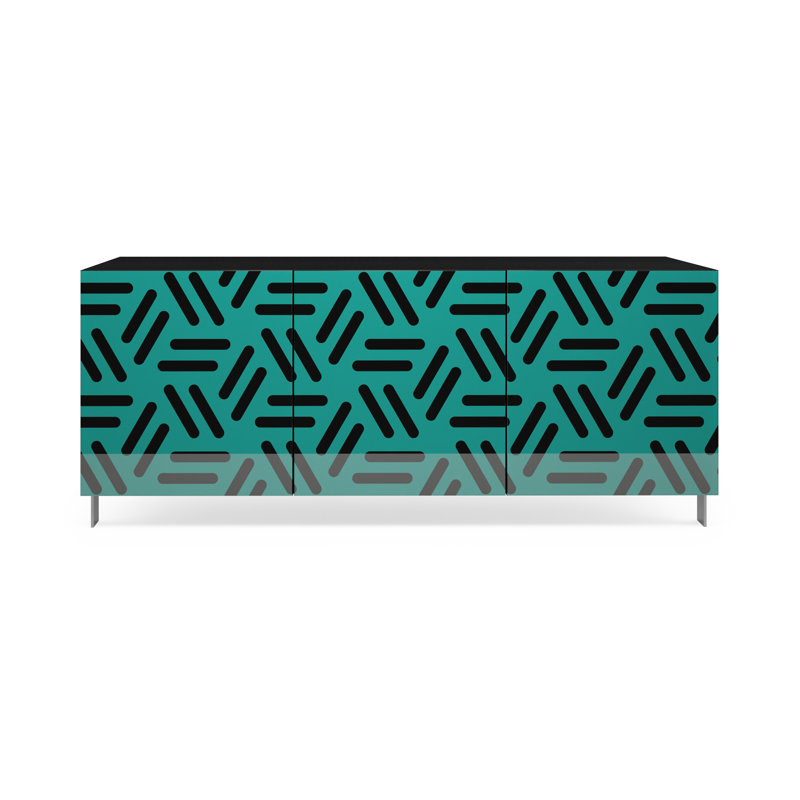 Bader 3 - Door Cabinet, Green