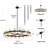  36-Light 36"W Dimmable Round Crystal Cup Style Chandelier with Crystal Accents (Bulbs Included)-1085984170