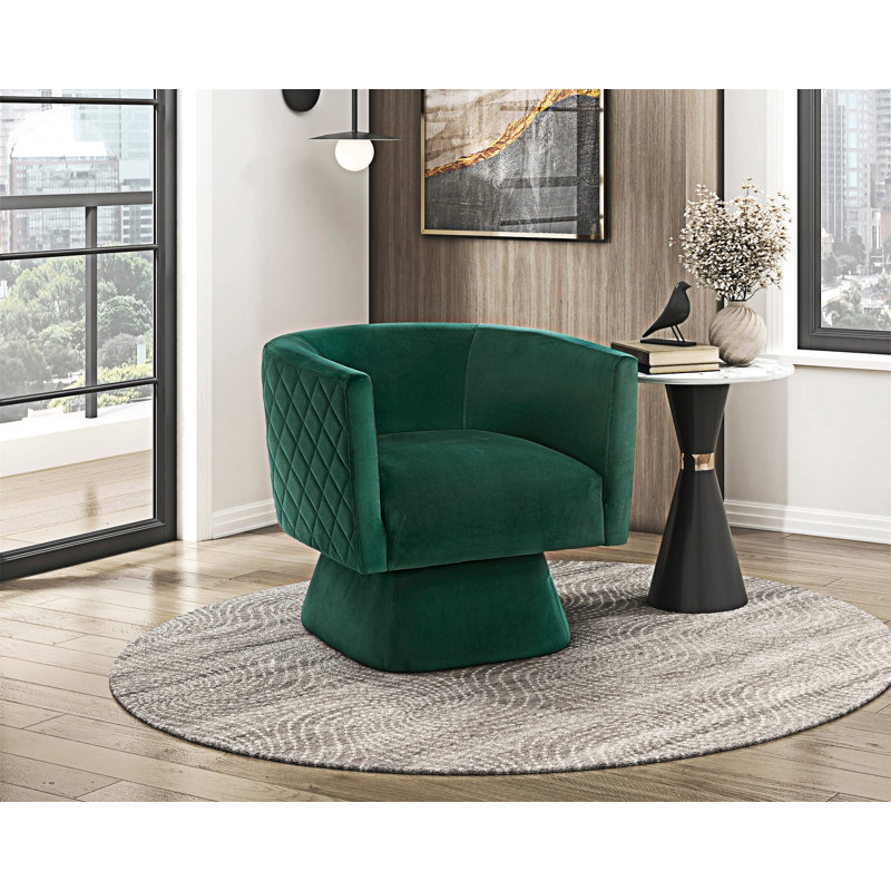 Chaise pivotante Upholstery, Vert