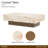 Portrait Cocktail Table - Sienna Brown
