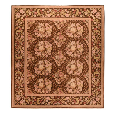 One-of-a-Kind 11'3'' X 12'4'' Wool Area Rug in Brown