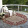 Machine Washable Indoor/Outdoor Cicel ACN1151 Garnet Rug