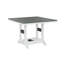 Berlin Gardens Garden Classic Regular Top With White Base Square Bar Table-1058201040-1058201083