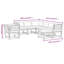 273 cm W Patio Sofa with Cushions-685930929-685930930