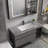 Light luxury style simple bathroom cabinet
