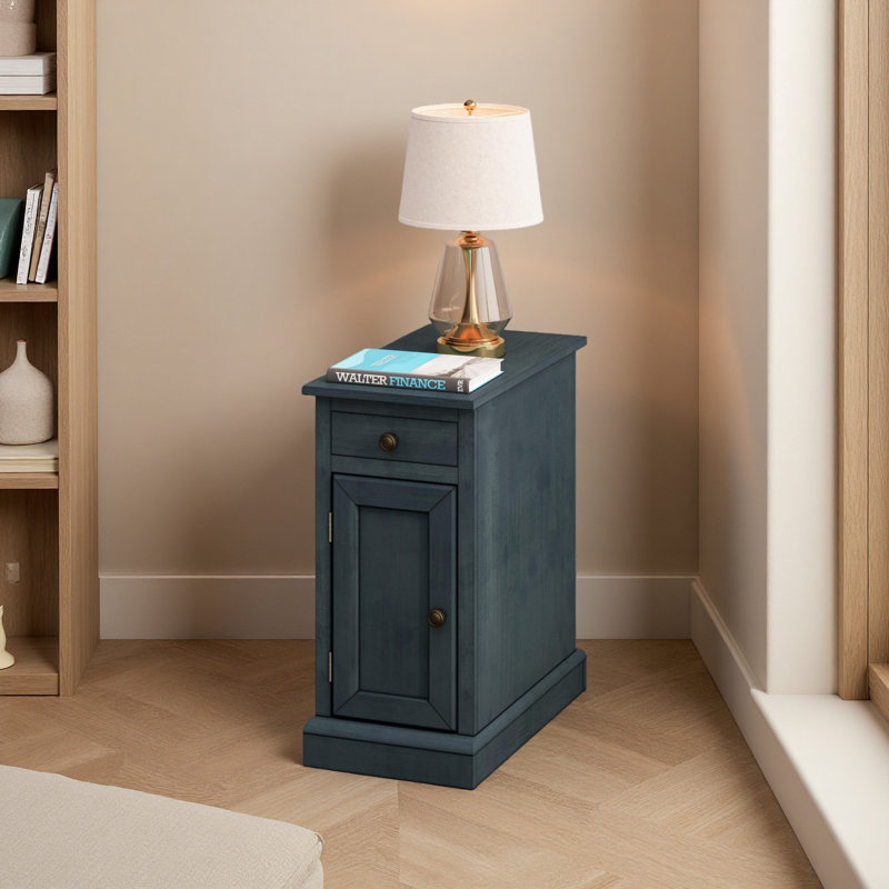 Accent Table, End, Side Table, Solid Wood Veneer