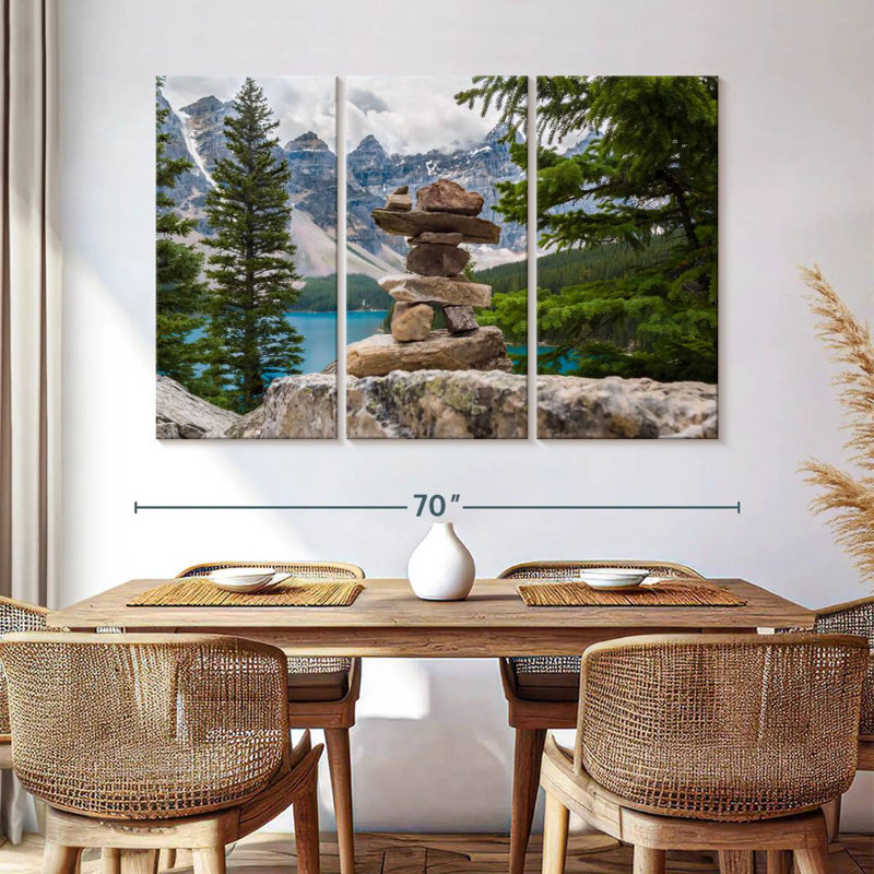 Alvord Inukshuk au parc national Banff, H 42 po x l 65 po