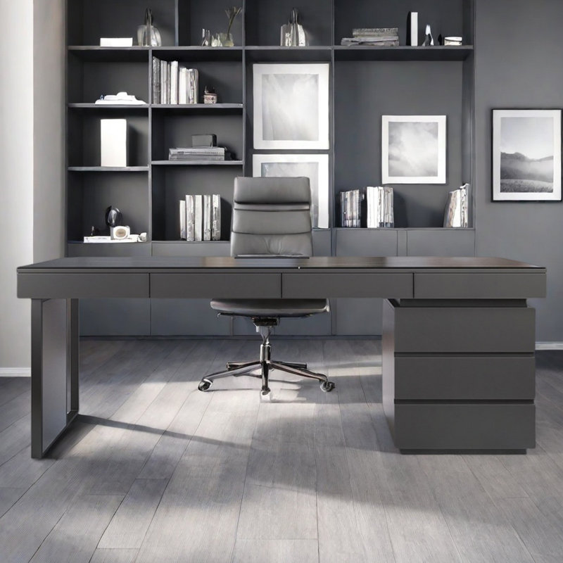 Wiveca, H 29,92 po x l 78,74 po x P 27,56 po, Gris foncé