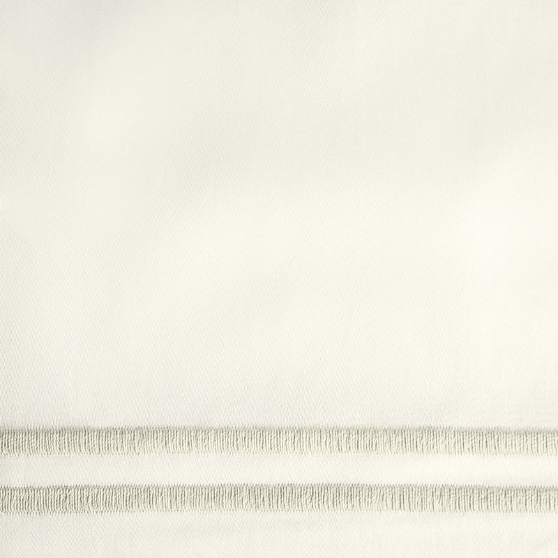 Madison Sateen Flat Sheet, Queen, Ivory