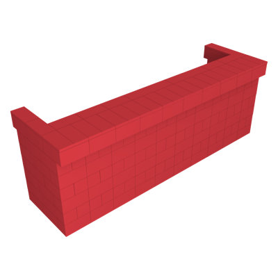 EverBlock 120" Wide Cantilever Bar and Counter Kit