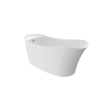 69'' x 33.5'' Freestanding Soaking Acrylic Bathtub