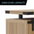 Mirella Low Wall Cabinet Wood Doors-820576709