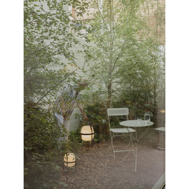 Cesta Exterior Table, Matte Black