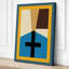 House With Cross Geometric - Wrapped Canvas-1975346023-1975346030