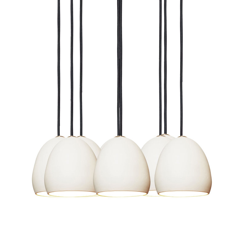 Lustre en dôme à 8 lumières Clay, Incandescent, H 72 po
