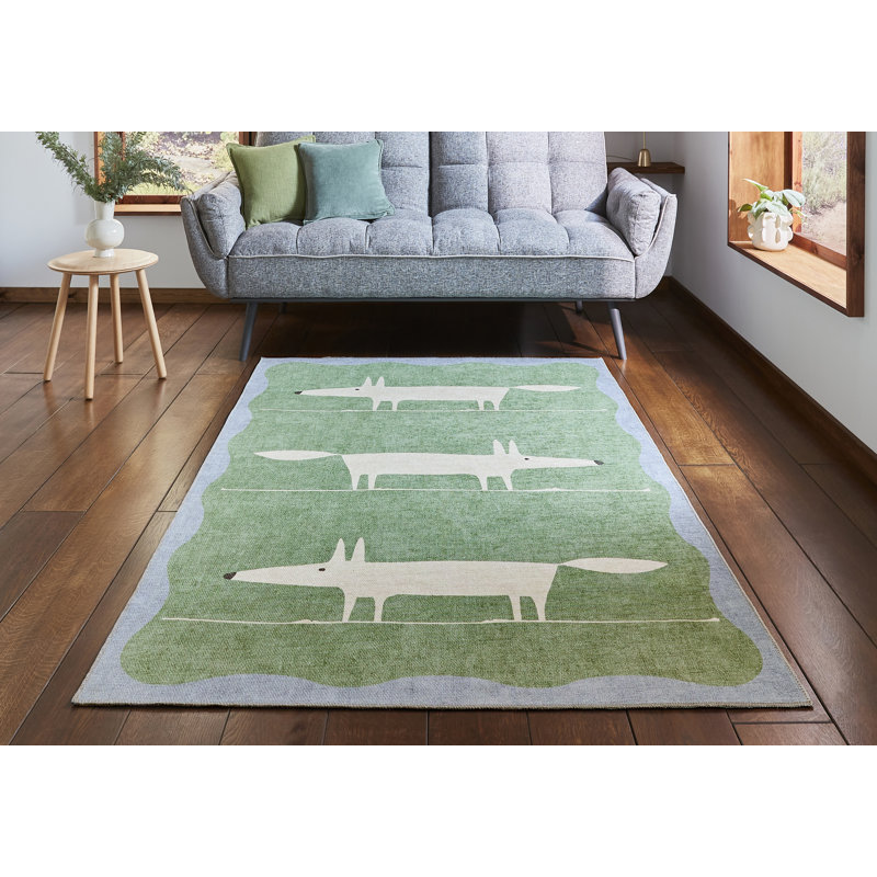 Scion Animal Print Digitally Printed 185cm X 290cm Area Rug