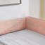 Canapé-lit capitonné double capitonné avec couchette escamotable Boucle, finition rose Boucle
