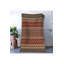 Tapis décoratif moderne multicolore à motif géométrique foncé à motif zigzag foncé lavable à la machine-230059802