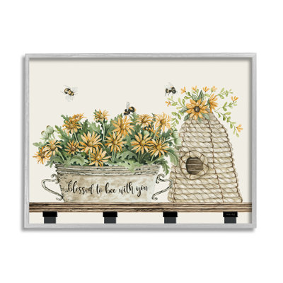 " Bee With You Indoor Insect Honey Flower Harvesting " by Cindy Jacobs