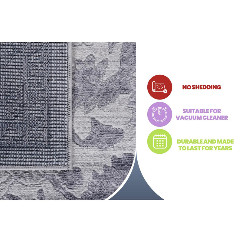 Tapis contemporain, Rectangle 5 pi 3 po x 7 pi 6 po