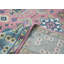 Tapis transitionnel rose en laine noué à la main 9 pi 11 po x 14 pi Oushak