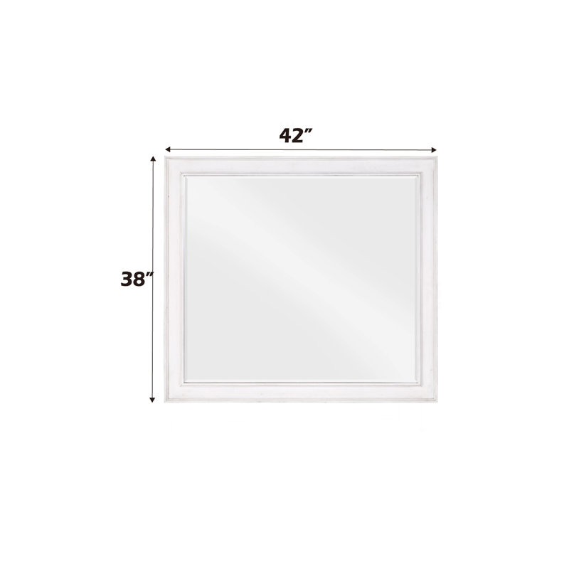 Exquisite Transitional Design Mirror With Refined Charm And Rustic Warmth