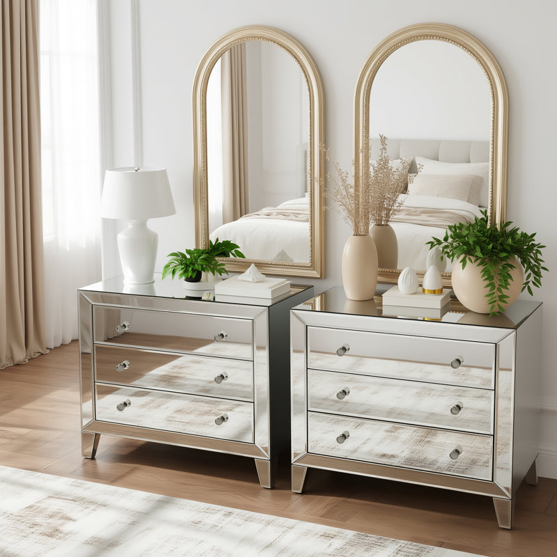 Emily Mirrored Drawer Chest