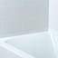 60" x 32" White Direct-to-Stud Tub Surround Wall Panels with Built-In Niche – Perfect for Alcove Tubs, Tub Not Included