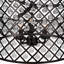 Lustre suspendu cylindrique en bronze antique à 3 lumières Aronda