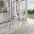 Harisan 4 - Person Glass Top Four Leg Dining Set-857395610-809913560