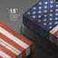 Panneau en bois effet de statue de la Liberté, drapeau américain, étoiles sur toile-94537137