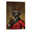 The Red Beret (Dog) by Dan Craig - Wrapped Canvas Print-56676655-34180503