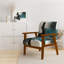 Chaise avec accoudoirs rembourrée Geometric IV-1951322359-2064762564