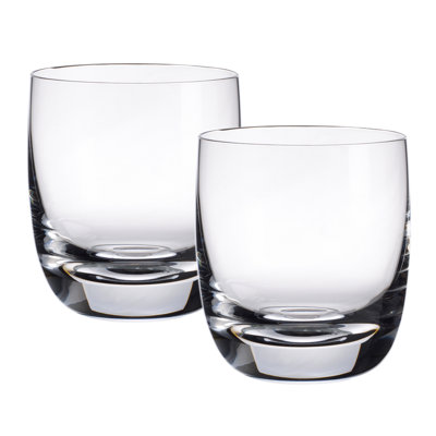 Scotch Whiskey Blended Set/2 9 oz Crystal Whiskey Glasses