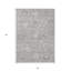 Tapis intérieur lavable damassé gris et argent 5 pi x 8 pi