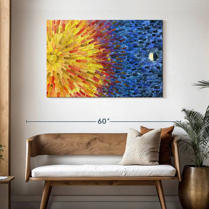 Oberle Moon Sun, 30" H x 45" W