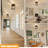 Dyanara Glass Semi Flush Mount