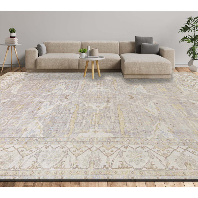 Wool Oriental Area Rug, Rectangle 8' x 9'11"