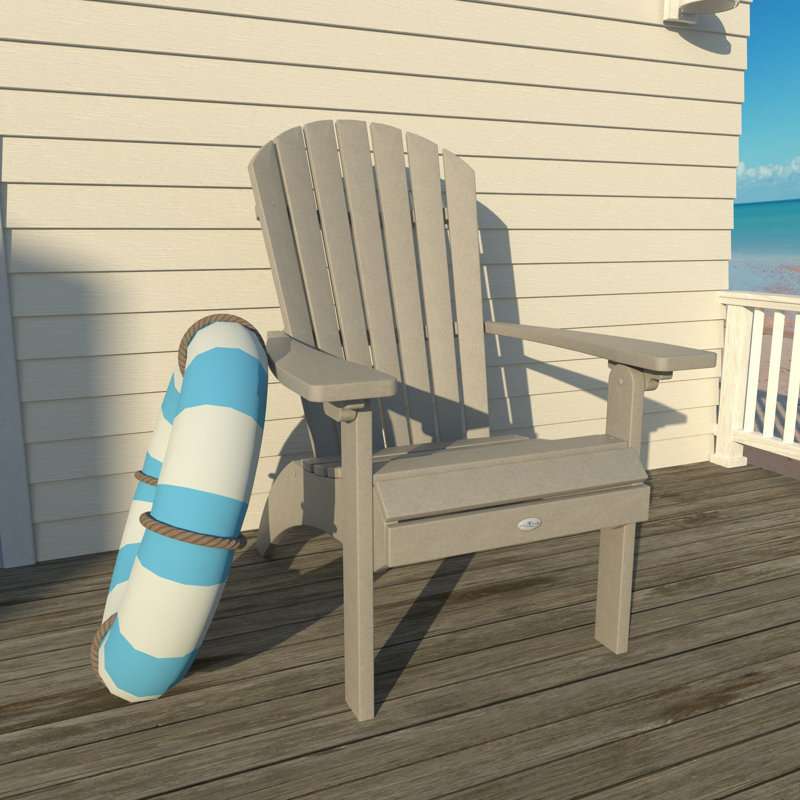 Chapmon Comfort Height Adirondack Chair, Gray