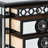 Klarrisa 3 - Drawer Nightstand in Black and Silver
