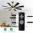 Delontae 60'' Ceiling Fan with LED Lights-781141502