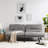 Isaul 68'' Upholstered Biscuit Back Convertible Sofa-158671442