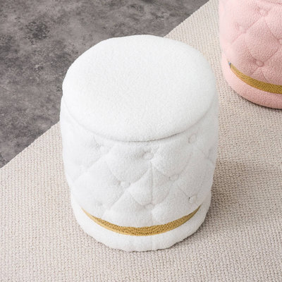 Pheadra Velvet Ottoman