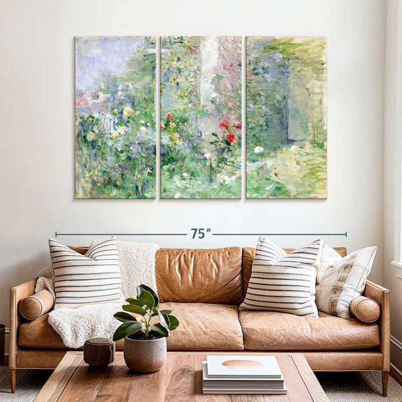 Senne The Garden At Bougival, 42" H x 65" W